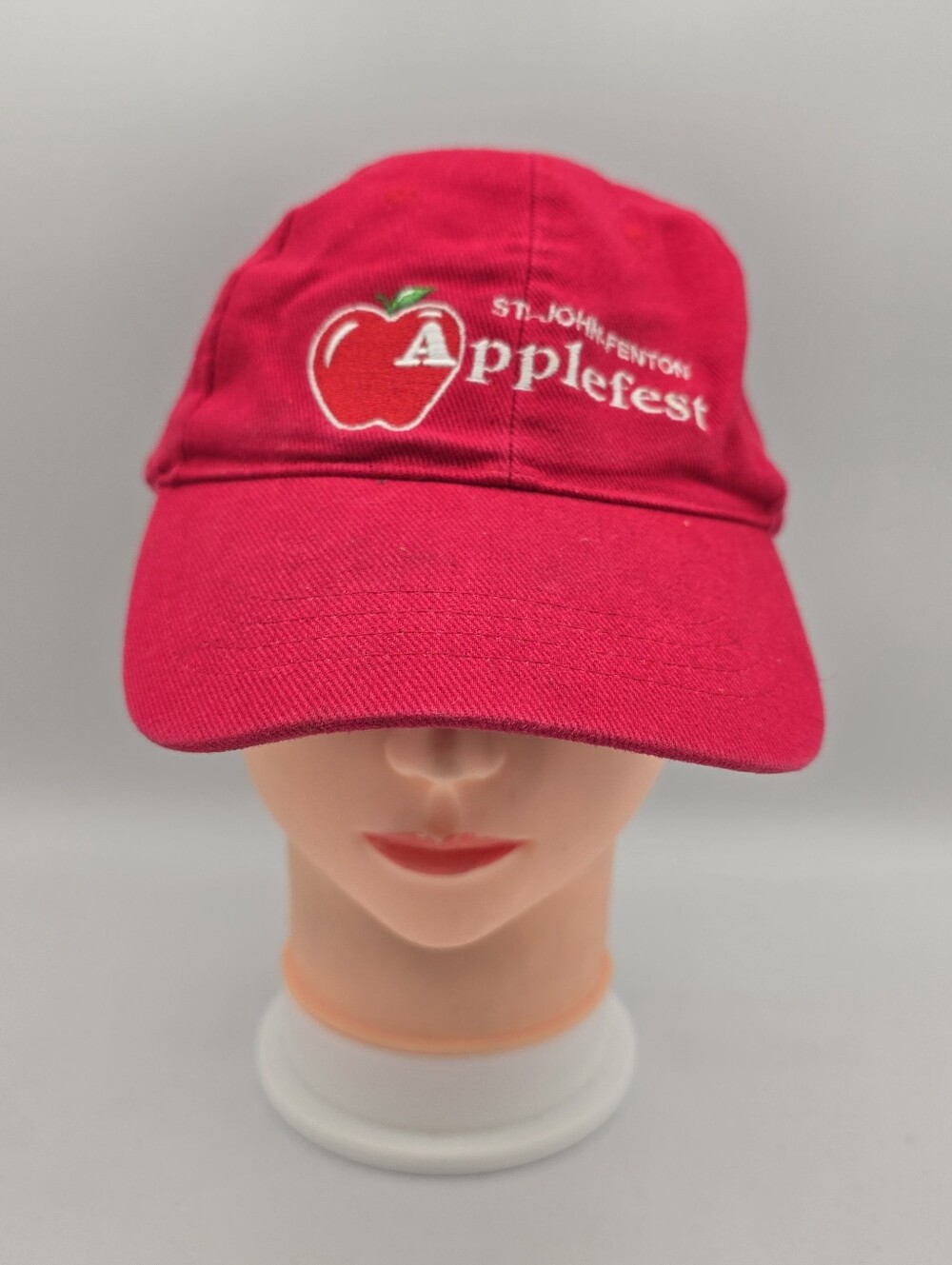 St. Joh Fenton Applefest (Michigan) Red Adjustable Strapback Hat